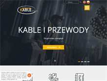 Tablet Screenshot of kable.net.pl